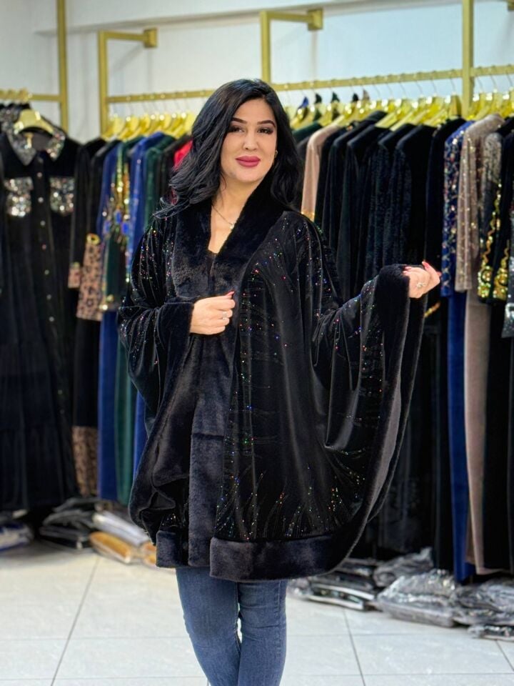 KADİFE PANÇO / PELERİN