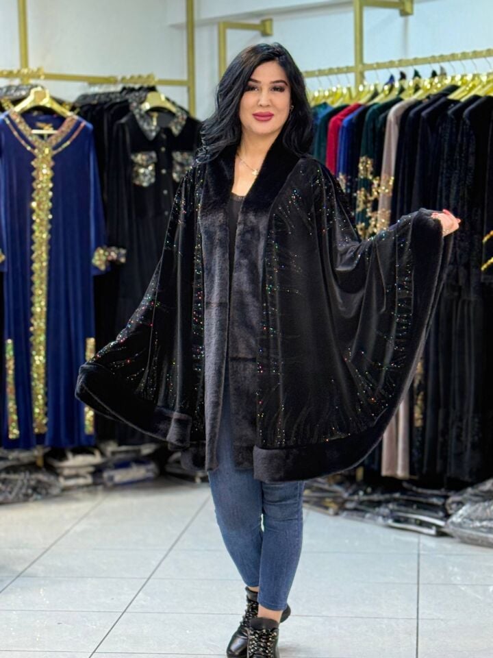 KADİFE PANÇO / PELERİN