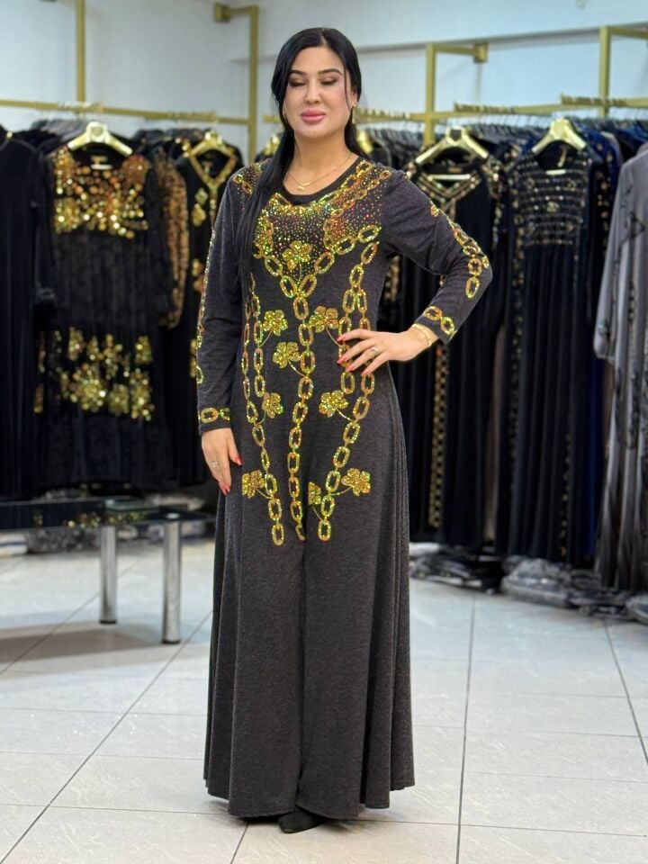 YÜNLÜ VİSKON ELBİSE